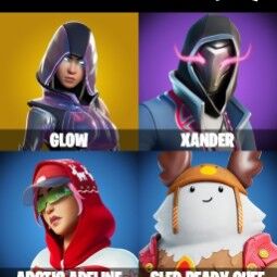 Fortnite Account: 4 Skins, 96+ Cosmetics - Glow, Arctic Adeline, Sled Ready Guff, picture 1