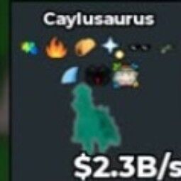 Rainbow Caylusaurus 2.3B/s - Steal a Brainrot Item, picture 1