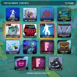 Fortnite Twitch Drops: The Siiimpsooooons Wrap, 60 Items (Horror in Fortnite), picture 5