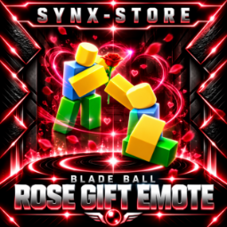 Rose Gift Emote for Blade Ball - Tradeable Item After 15-Minute Cooldown, picture 1