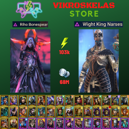 Raid Shadow Legends Starter Account: Riho, 30 Legendaries, 68M Coins, 103k Energy, picture 1