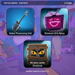 Fortnite Twitch Drops - Inoxtag Icon Series 10 Items (Guitar Processing Unit), picture 3