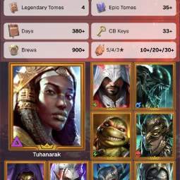 Raid Shadow Legends Account - 10 Legendary Champions, 3,500 Gems, 380+ Days, picture 1