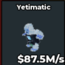 Steal a Brainrot: YETIMATIC - Traits Random, Mutation Matches Title, picture 1