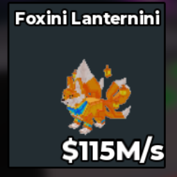 Foxini Lanternini 115M/s - Steal a Brainrot Item, picture 1