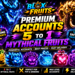 Blox Fruits Account Lvl 2800 | GodHuman | 1 to 5 Mythical Fruits, picture 1