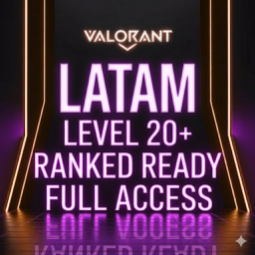 Valorant Account LATAM - 0 Skins, Ranked Ready, Full Access, picture 1