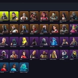 Fortnite Account: 44 Skins, 38 Pickaxes, 45 Gliders, 46 Emotes, 850 V-Bucks, Level 650, picture 1
