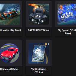 Rocket League Sky Blue Affluenter Decal - Twitch Reward Account (PC/Xbox/PSN), picture 2