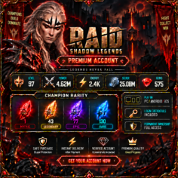 Raid Shadow Legends Account - Level 97, 4.62M Power, 1 Mythical, 43 Legendary, picture 1