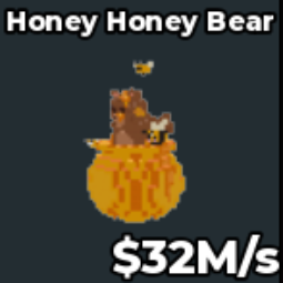 Steal a Brainrot - Honey Honey Bear (Ready Stock, Random Traits), picture 1