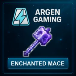 DonutSMP Enchanted Mace - Wind Burst III, Density V, Fire Aspect II, Mending, picture 1