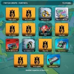 Fortnite Twitch Drops: The Siiimpsooooons Wrap, 60 Items (Horror in Fortnite), picture 3