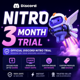 Discord Nitro 3-Month Premium Trial Code with 2 Server Boosts, picture 1