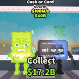 Cash Or Card - Steal a Brainrot Item, picture 1