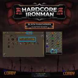 OSRS Hardcore Ironman Skiller Account | No Email Set | 73 Hunter | 1k+ Chinchompas, picture 2