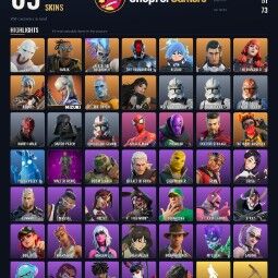 Fortnite Account with 65 Skins - Eren Jaeger, Darth Vader, Spider-Man, picture 1